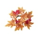 thumbnail image 1 of Anillo De Vela De Acción De Gracias, Anillos De Vela De Otoño Para Barra De Granja De Mesa, Naranja, Amarillo, 1 of 5