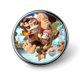 thumbnail image 1 of Prendedor Redondo Desmarcar Donkey Kong Country 2.8 cm, 1 of 6