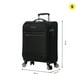 thumbnail image 3 of Maleta de Cabina Viaje Chica 360 Liviana de 10 kilos Negra Totto, 3 of 5