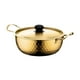 thumbnail image 2 of Olla De Cocina De Ramen Coreano, Utensilios De Cocina Para Fiestas En El Patio, Senderismo, Picnic, 18cm, Dorado, 2 of 5