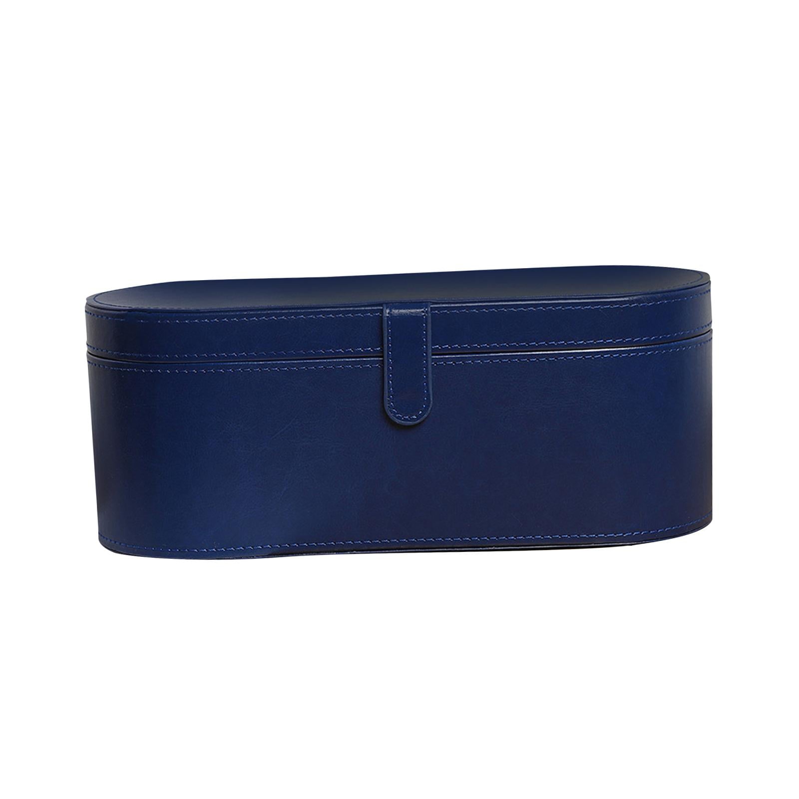 Magideal - Bolsa Para Secadores De Pelo, Portátil, Multiusos, Profesional, Antiarañazos, Organizador Para Secadores De Pelo, Estuche De Viaje Para Viajes De Nego Azul