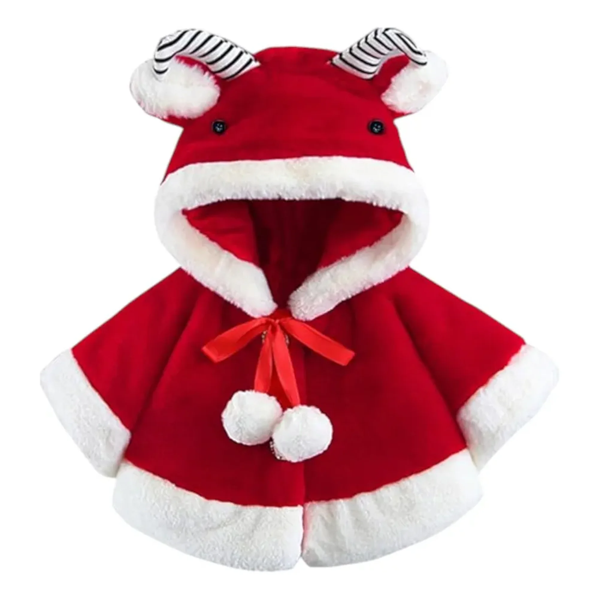 Sm - Disfraz Infantil Abrigo Capa Navideño Pascuero