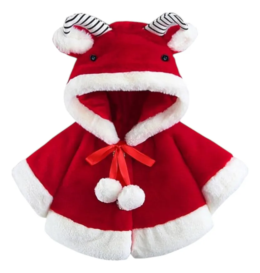 Sm - Disfraz Infantil Abrigo Capa Navideño Pascuero