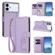 thumbnail image 2 of Funda Cartera Trébol para Samsung Galaxy S26 Edge con Ranuras Tarjetas y Carga Inalámbrica Morado claro, 2 of 6