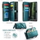 thumbnail image 3 of Cuero CaseMe para Samsung Galaxy A57 5G Funda Tipo Billetera [Bloqueo RFID] con Soporte para 10 Tarjetas, Cierre de Zíper y Ranura para Billetes, Correa Magnética de Hombro y Muñeca de Cuero PU, 3 of 10