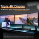 thumbnail image 4 of Base de conexión Auimce para MacBook con 3 monitores 4K y triple pantalla, 4 of 8