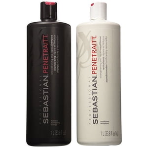 Set Duo Shampoo Sebastian Professional Penetraitt 1000Ml Y Acondicionador Sebastian Professional Penetraitt 1000Ml Unisex