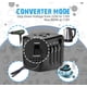 thumbnail image 5 of Adaptador y convertidor de voltaje de viaje combinado (reductor de 110 V a 220 V o 110 V, 880 W) para secador de pelo, plancha de vapor, portátil, MacBook, teléfono móvil, Europa, EE. UU., Reino Unido, 5 of 6