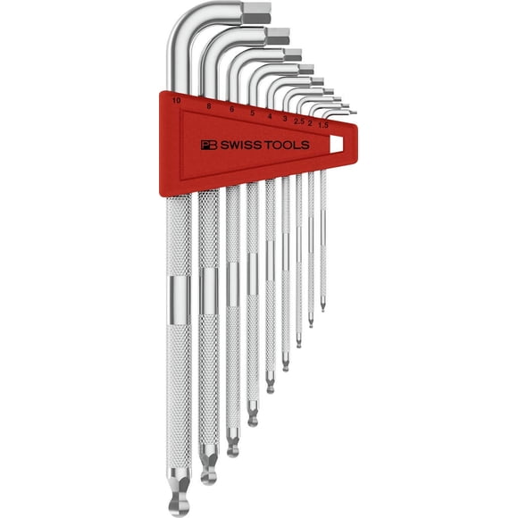 Set de llaves Allen PB SWISS TOOLS de 9 piezas 1.5‑10 mm