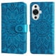 thumbnail image 1 of Funda tipo cartera FOXDOCK para Huawei Nova 11 , diseño girasol en relieve, cuero PU, cierre magnético, soporte y tarjetero, 1 of 5