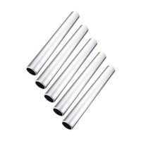 Ioensy - 5 Bastones De Relevo De 11,42 Pulgadas, Resistentes, Para Atletismo Al Aire Libre, Plateados