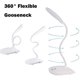 thumbnail image 5 of Lámpara de Mesa LED Sosee Flexible con Protección para los Ojos USB y Batería, 5 of 9