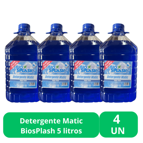 Proquim - Detergente Matic Biosplash 5 Litros 4 Unidades