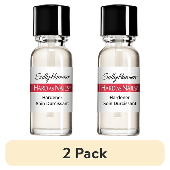 Endurecedor de Uñas Sally Hansen Hard as Nails Clear Pack x2