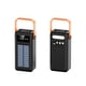 thumbnail image 2 of Batería Portátil Power Bank Solar 40000mAh Cables Integrados Luz LED - Blanco, 2 of 3