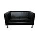 thumbnail image 1 of Sofa Caribe Ecocuero Negro, 1 of 3