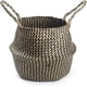 thumbnail image 1 of Macetero Cesto Canasto Maceta De Mimbre Tejida Plegable 35cm negro, 1 of 2