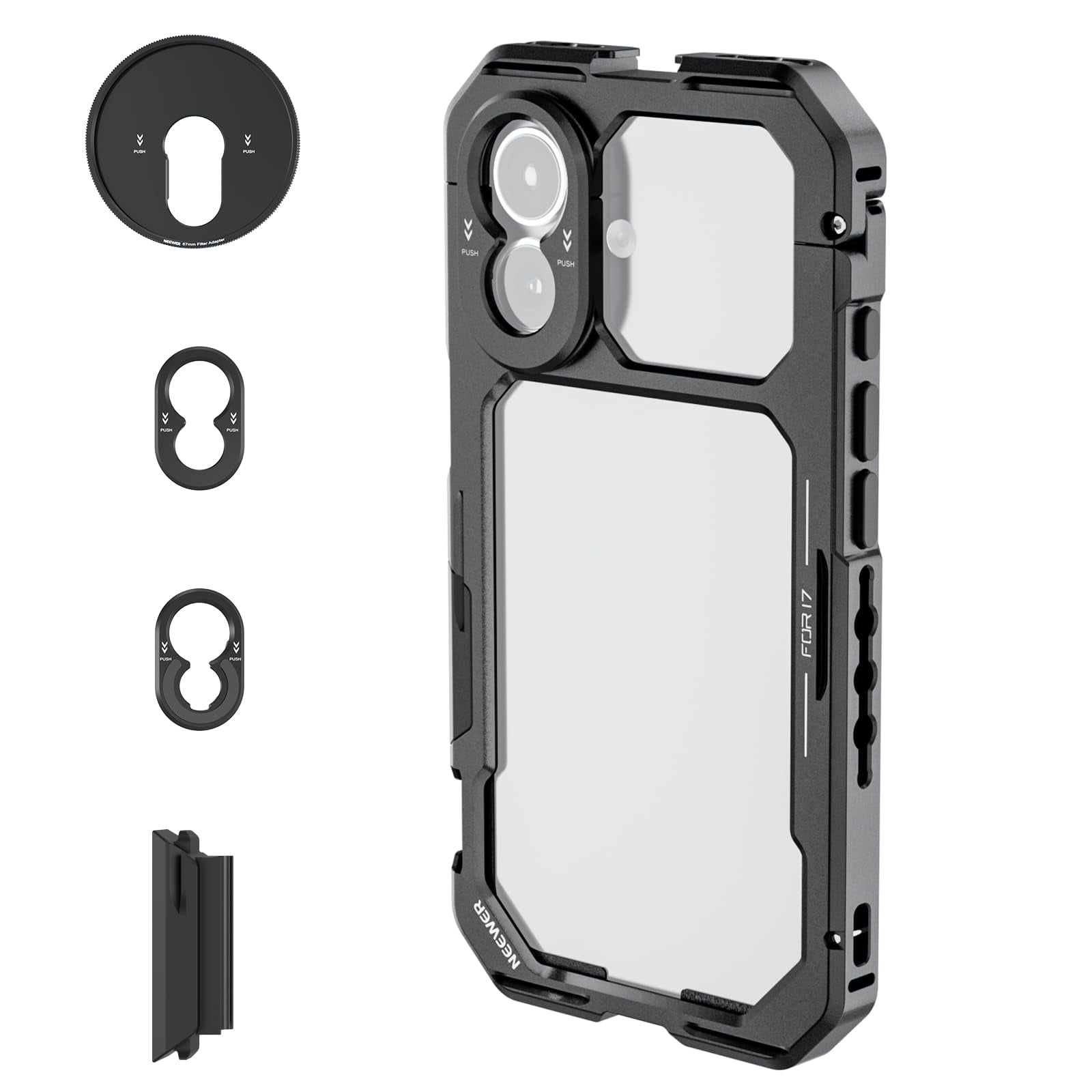 Neewer - Plataforma Estabilizadora Phone Cage Con Accesorios Para Iphone 17