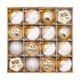 thumbnail image 5 of 16x Bolas De Navidad Adornos Para Aniversario Guirnalda Decoraciones A?o Nuevo Oro Blanco, 5 of 5
