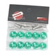 thumbnail image 2 of Arandelas De Guardabarros M6, Repuesto, Alta Confiabilidad, Kit De Decoración Del Compartimiento Del Motor Resistente, Color Verde, 2 of 5