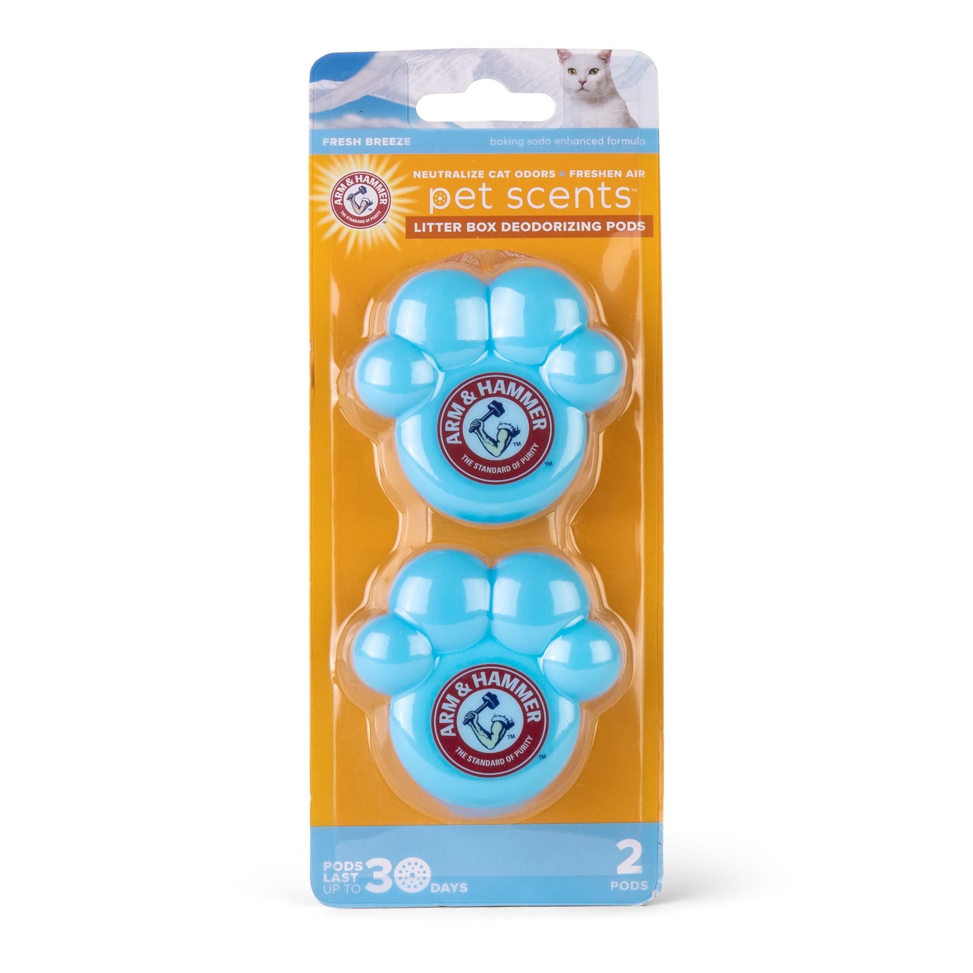 Caja De Arena Para Gatos, Cápsulas Desodorizantes Arm & Hammer Pets, 2 Unidades