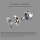 thumbnail image 5 of Auriculares intraaurales ORIVETI bleqk Dynabird con cable y driver de berilio de 9,2 mm, 5 of 8