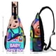 thumbnail image 2 of Chu Chu TV Riñonera Bandolera con Estampado Integral para Hombres y Mujeres, Bolso Cruzado Gráfico de Tendencia, Mochila de Hombro Streetwear para Ciclismo y Deportes, Riñonera Versátil Casual, 2 of 6