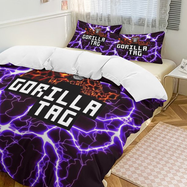 Game Gorilla Tag 3-Piece Bedding Set Soft Warm And Comfortable Bed Set