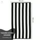 thumbnail image 2 of Set De 2 Toalla De Playa Algodon 150x75 Cm Xl Viaje Grande Rayada Az Negro, 2 of 9