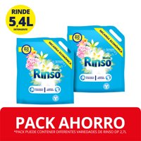 Detergente Líquido Hortensias Y Flores Blancas Pack L G Rinso