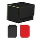 thumbnail image 1 of Soporte Para Tarjetas Con Capacidad Para 100 Tarjetas, Caja Protectora De Almacenamiento Para Baraja De Cartas Coleccionables, Color Negro Y Verde, 1 of 5
