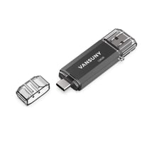 Unidad Flash Vansuny De 128 Gb Tipo C Usb 3.0+ Usb C Android, Color Negro