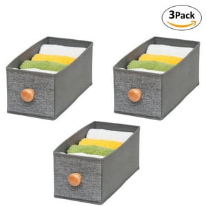Pack 3 Cajitas Organizadoras Carry All Ropa Accesorios Apilables Almacenaje Closet