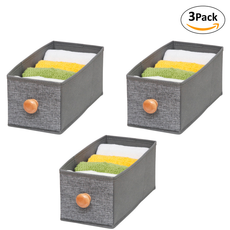 Pack 3 Cajitas Organizadoras Carry All Ropa Accesorios Apilables Almacenaje Closet