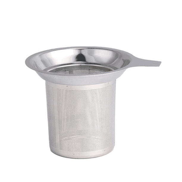 1pc Stainless Steel Mesh Tea Infuser, Reusable Teapot Mug Cup Tea Strainer, Loose Leaf Spice Filter, Silvery