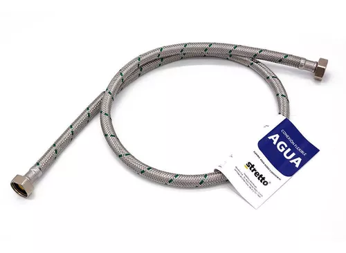 Stretto - Flexible Para Agua Metálico Hi-Hi 1/2 100Cm