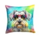 thumbnail image 1 of Almohada Decorativa Schnauzer Hippie Dawg, 1 of 6