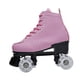 thumbnail image 4 of Patines De Ruedas Para Adultos, Clásicos De Doble Fila, 4 Ruedas, Unisex, Regalo De Cumpleaños, Longitud Interior 23,5 Cm, 4 of 5