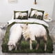 thumbnail image 2 of Juego de ropa de cama de ovejas, funda nórdica de microfibra suave con cremallera oculta, funda de edredón con diseño de animales adorables con estampado 3D para niños, adolescentes y adulto, 2 of 3