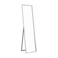 Genérico - Espejo Cuerpo Entero 150X40Cm Base Plegable Estilo Japonés Blanco