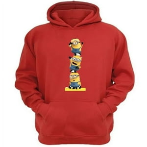 Genérico - Polerón Canguro Pequeños Amarillos Rojo Talla M Unisex