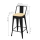 thumbnail image 4 of Piso Tolix Bajo Negro Madera 66 Cm, 4 of 4
