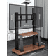 thumbnail image 2 of Soporte Tv Móvil Con Ruedas 32 A 70 Base Pedestal negro, 2 of 2
