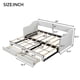 thumbnail image 3 of Twin XL to King Size Upholstered Daybed with Two Drawers, Beige, 3 of 3