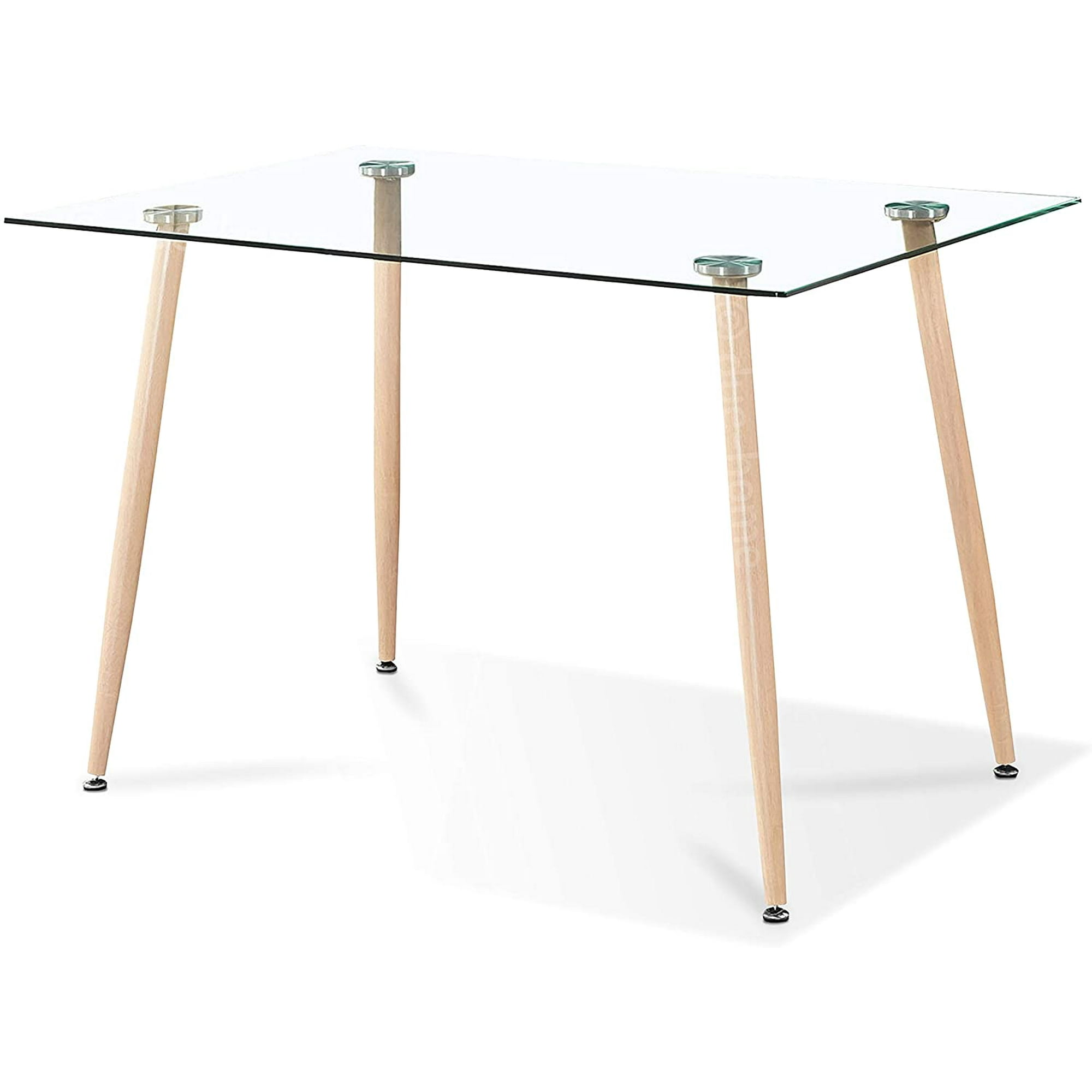 Oh! Mi Hogar ® - Mesa Eames Rectangular De Vidrio 120x80x75cm