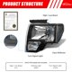 thumbnail image 3 of Faros ADCARLIGHTS Ford F150 2009-2014 Halógenos, 3 of 9