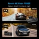 thumbnail image 5 of Cámara para auto HP f499x 4K frontal 1080P trasera 64GB GPS, 5 of 9