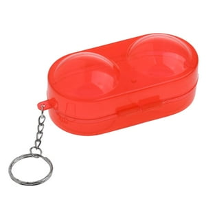 Genérico - Caja De Plástico De Tenis De Mesa Bola Caja De Ping Pong Caja De Almacenamiento Rojo
