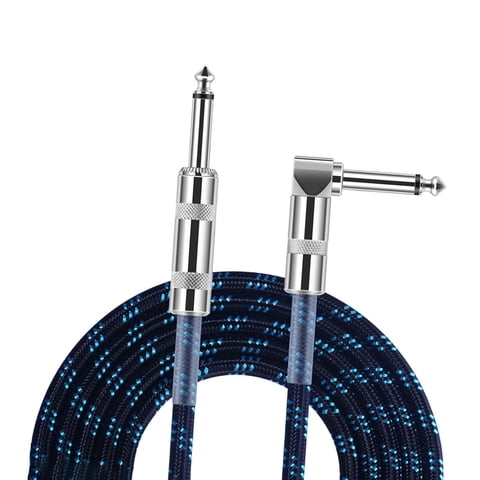 Bothyi - Cable De Guitarra De 6,35 Mm Cable De Guitarra Eléctrica Para Instrumentos Musicales 3M