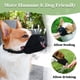 thumbnail image 5 of Bozal para perros, de malla suave, para perros pequeños, medianos y grandes, ideal para cachorros, ideal para morder, masticar y acicalar (negro), 5 of 6